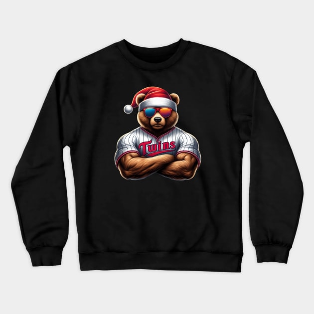 Minnesota Twins Christmas Crewneck Sweatshirt by Americansports